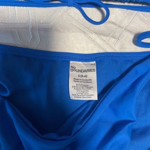 bnwt women's small blue bikini set - Picture 4 of 5